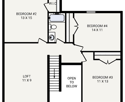 Kenwood | 4 Bedroom, 2.5 Bath House Plan - 2600 Sq Ft House Plans