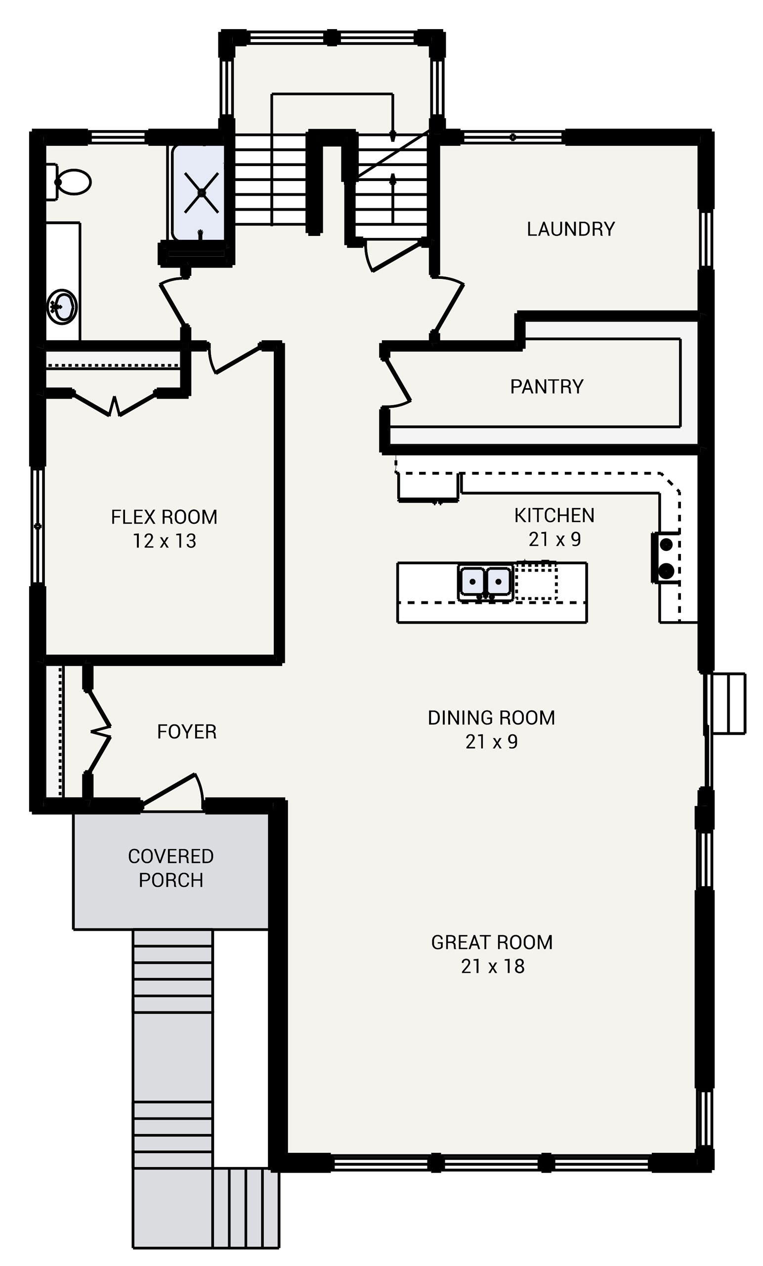 Wanaka 4 Bedroom, 3.0 Bath House Plan 2800 Sq Ft House Plans