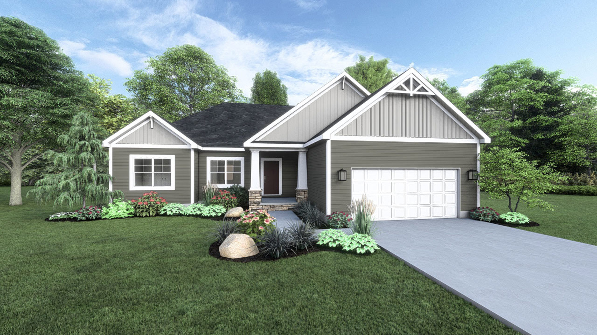 Davidson | 3 Bedroom, 2.0 Bath House Plan - 1500 Sq Ft House Plans