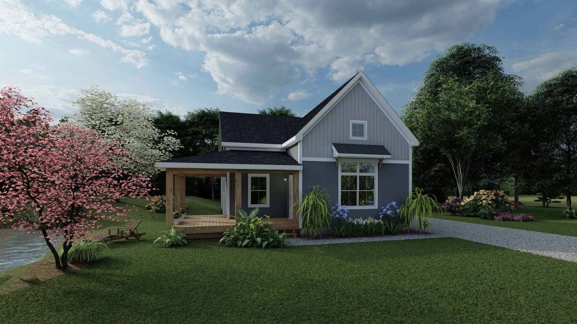 Eagle's Nest 2 Bedroom, 2.0 Bath House Plan 1600 Sq Ft House Plans