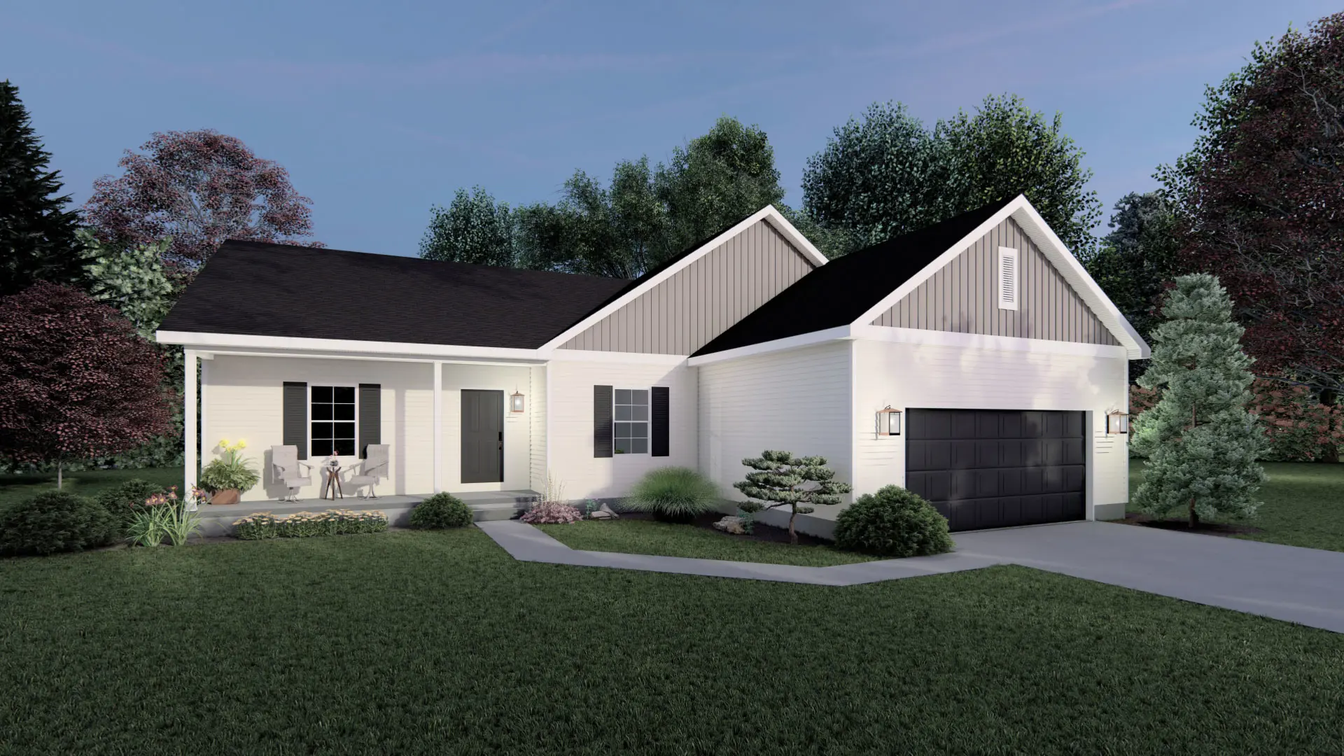 Glenmoor 3 Bedroom, 2.0 Bath House Plan 1800 Sq Ft House Plans