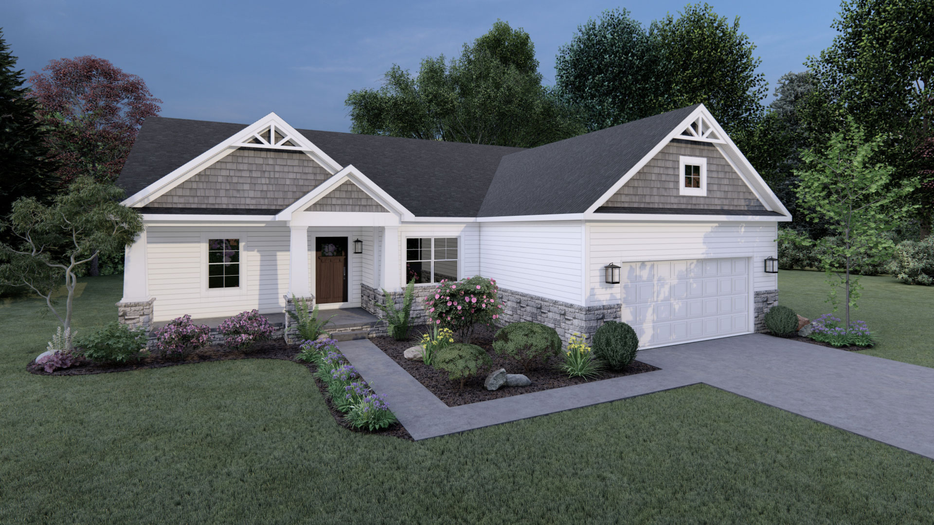 Glenmoor 3 Bedroom, 2.0 Bath House Plan 1800 Sq Ft House Plans