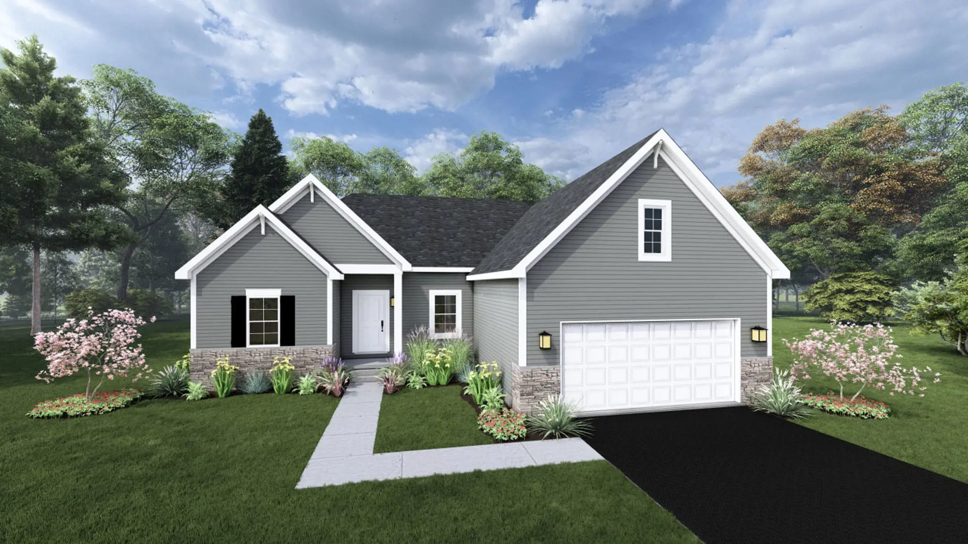 Westfield | 3 Bedroom, 2.0 Bath House Plan - 1300 Sq Ft House Plans