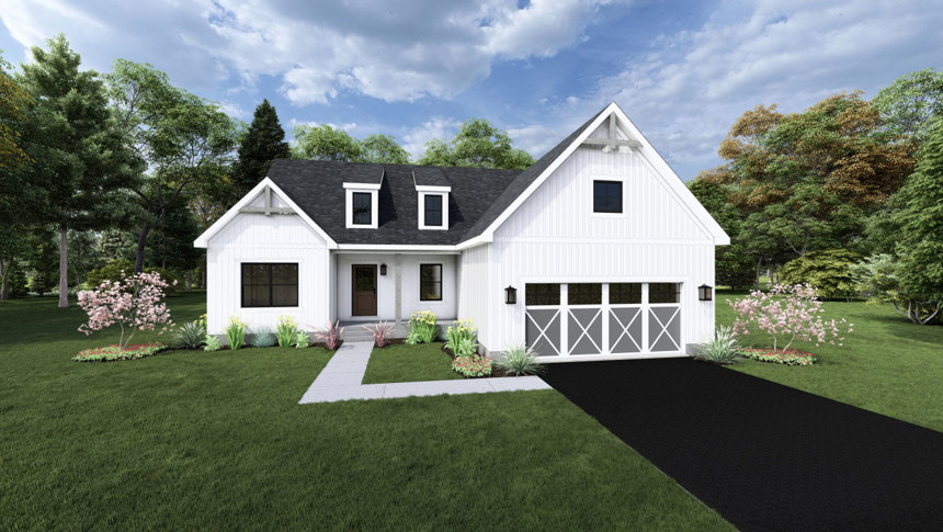 Westfield | 3 Bedroom, 2.0 Bath House Plan - 1300 Sq Ft House Plans