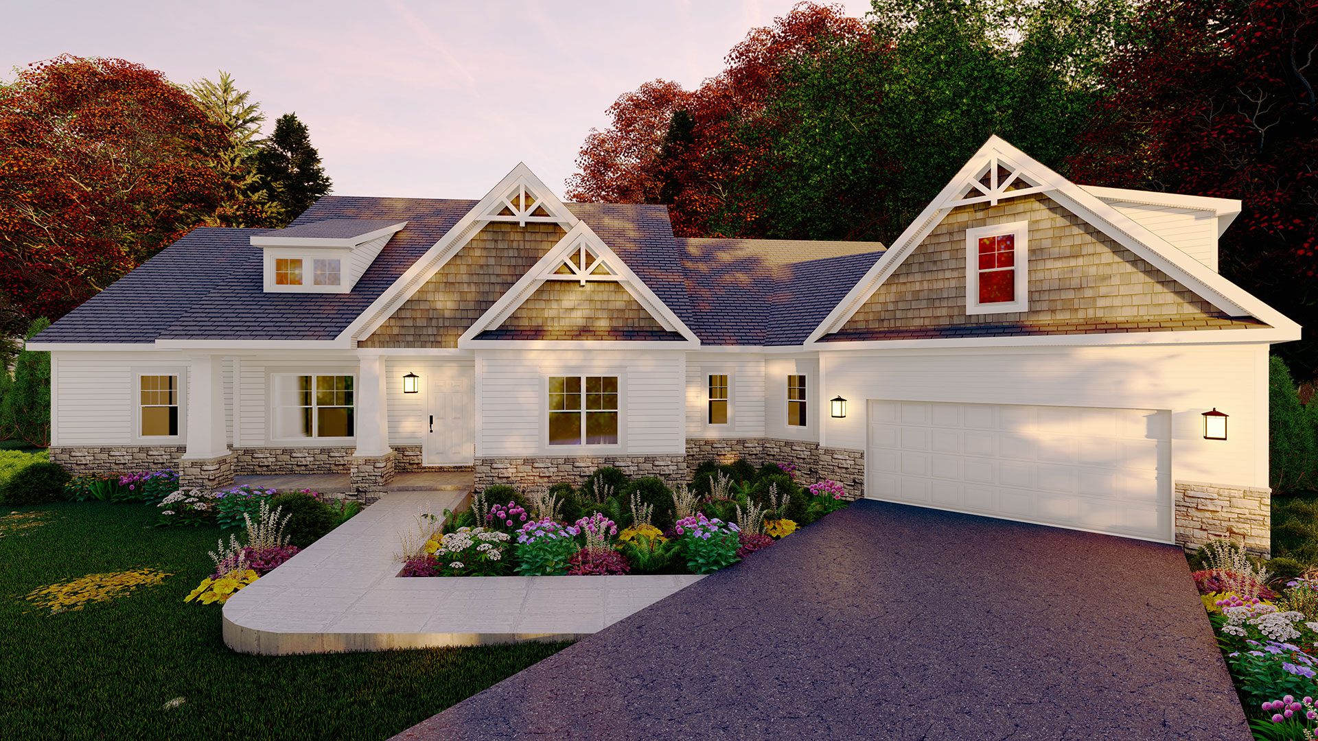 Beverly II Custom Home Builders Schumacher Homes