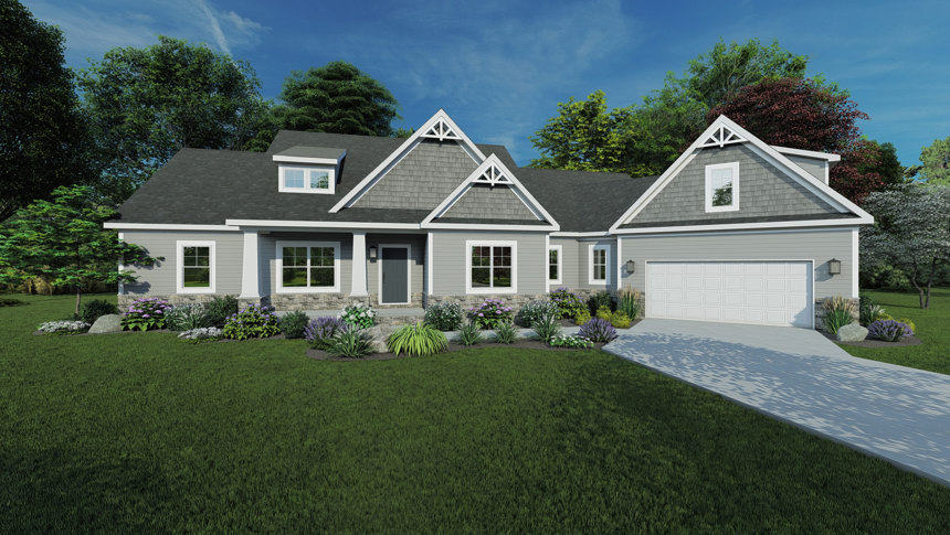 Beverly II | 3 Bedroom, 2.5 Bath House Plan - 2400 Sq Ft House Plans