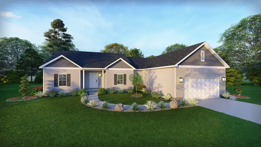 Bluffton | 3 Bedroom, 2.5 Bath | 2400 Sq Ft House Plans