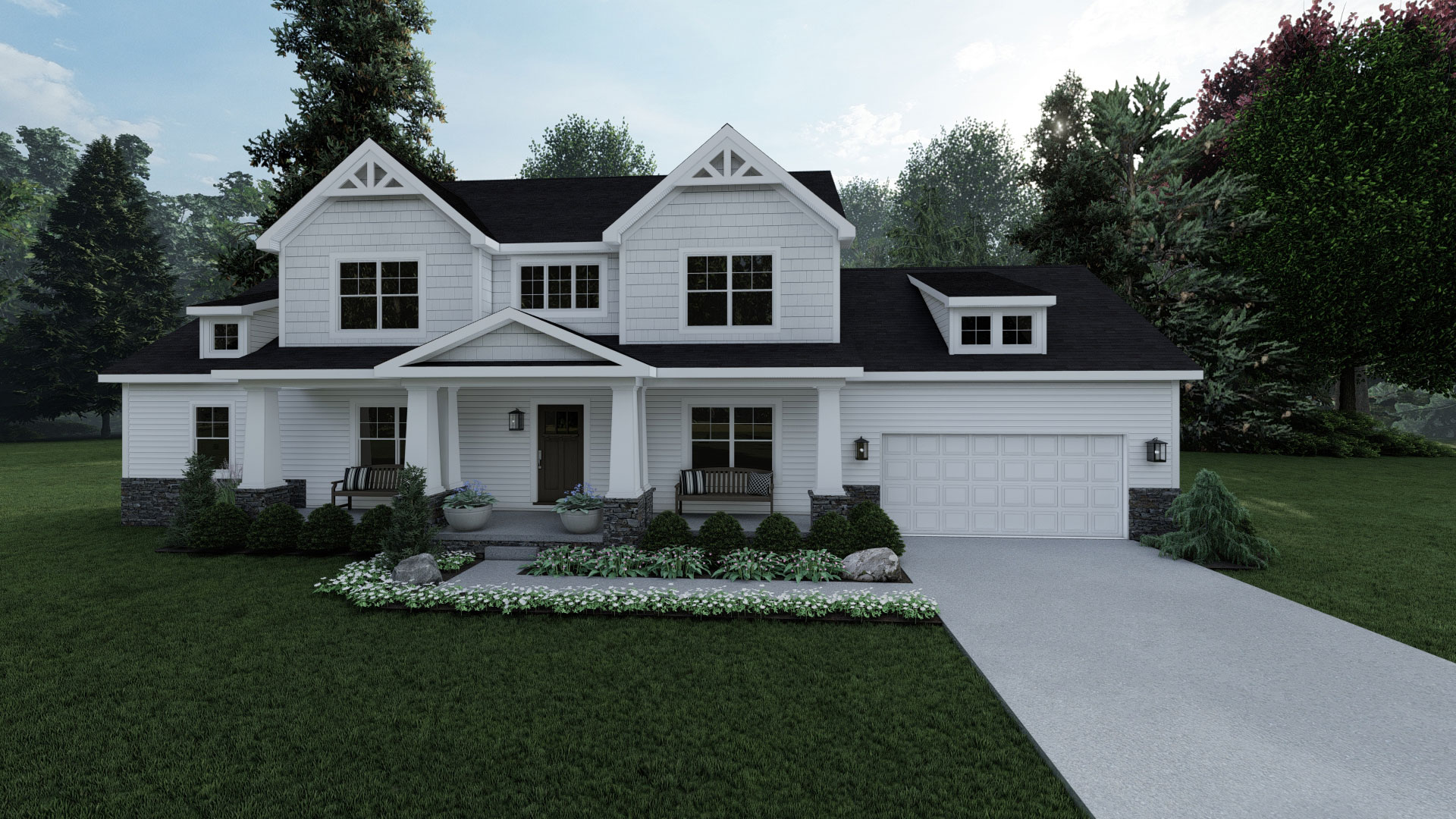 Chapel Hill II Custom Home Builders Schumacher Homes