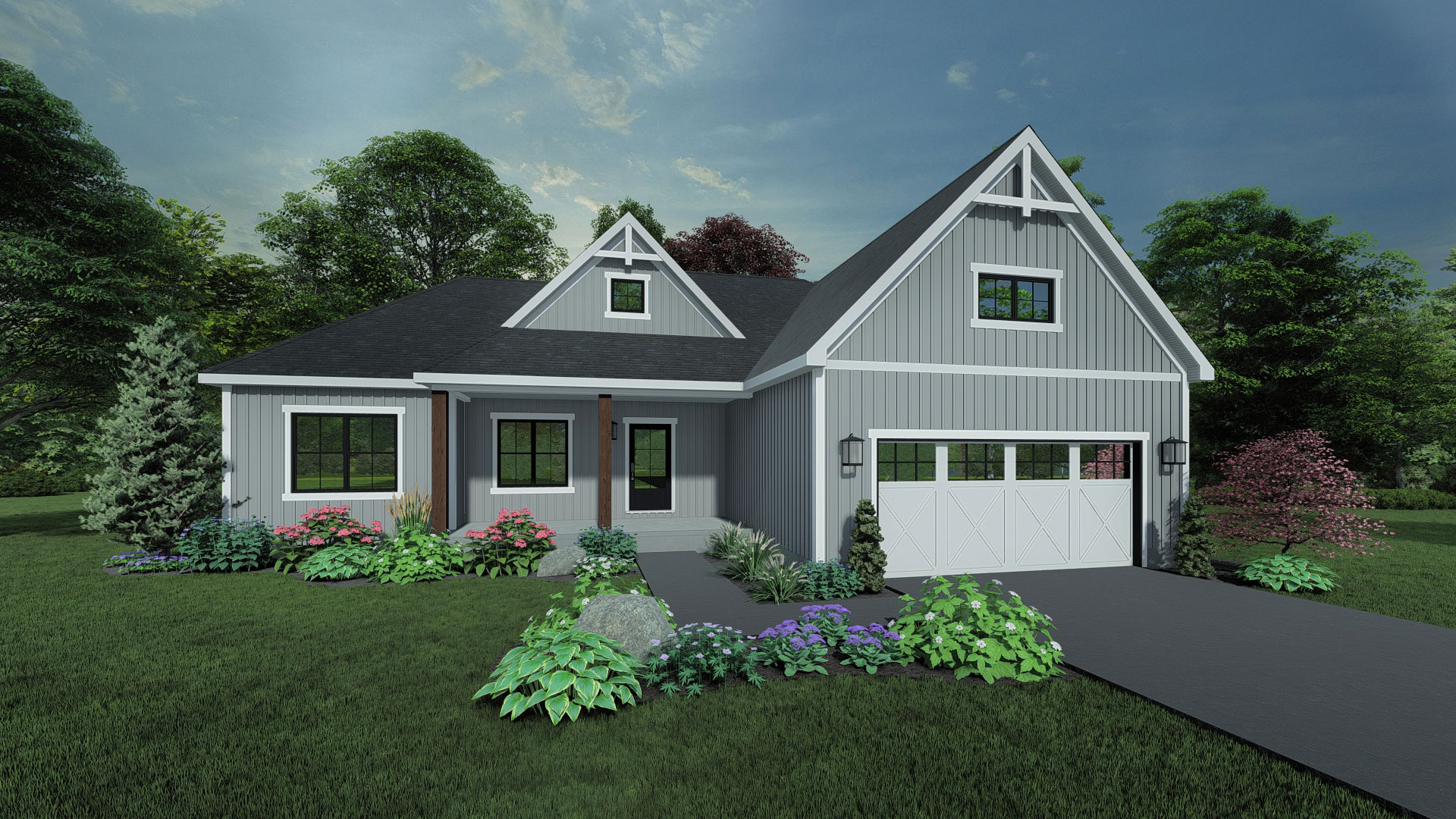 Glenmoor 3 Bedroom, 2.0 Bath House Plan 1800 Sq Ft House Plans