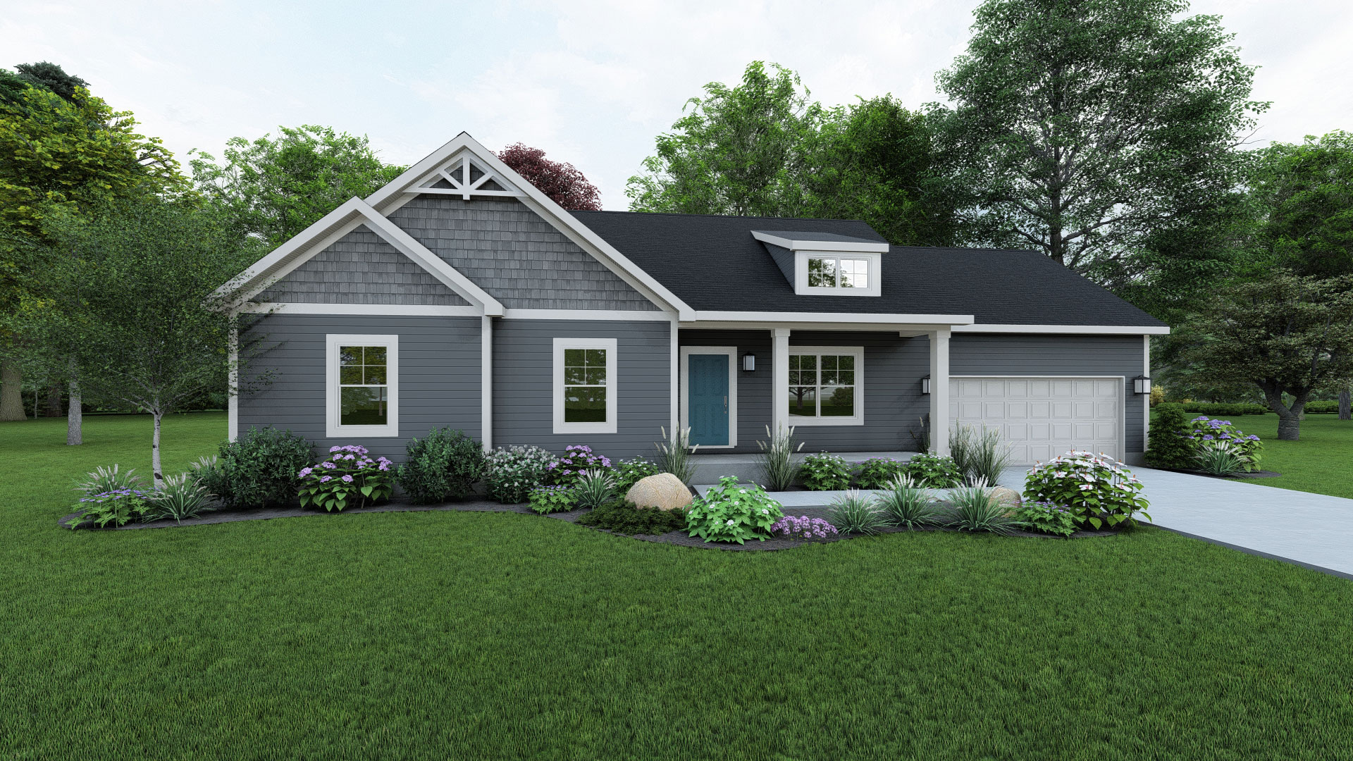 Hartwell | 3 Bedroom, 2.0 Bath House Plan - 1200 Sq Ft House Plans