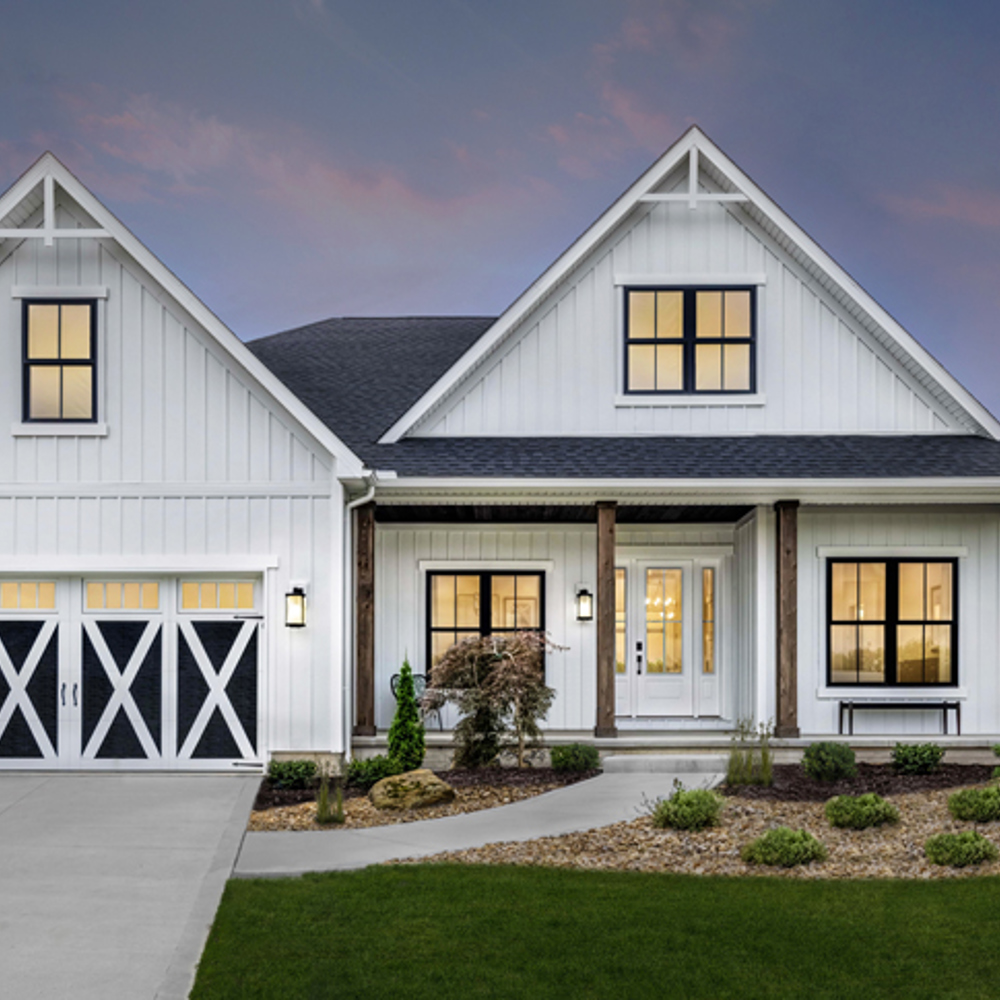 Charleston Modern Farmhouse Model Home in Ashland, OH | Schumacher Homes