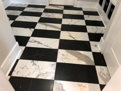Mixing Flooring, How To Transition From One Tile Floor Another