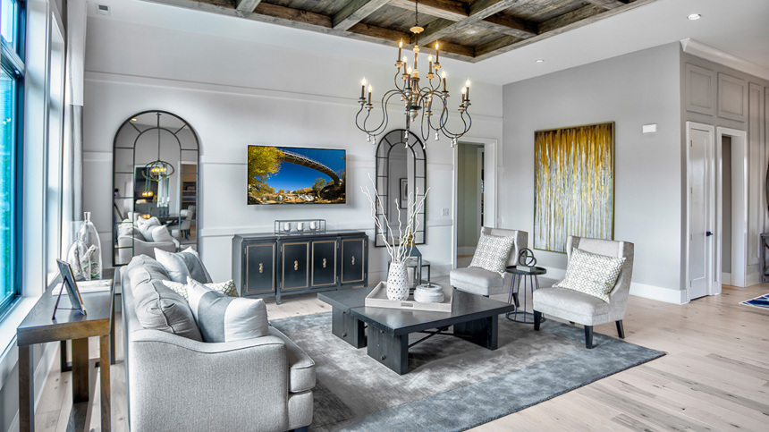 Charleston Modern Farmhouse Model Home in Raleigh, NC | Schumacher