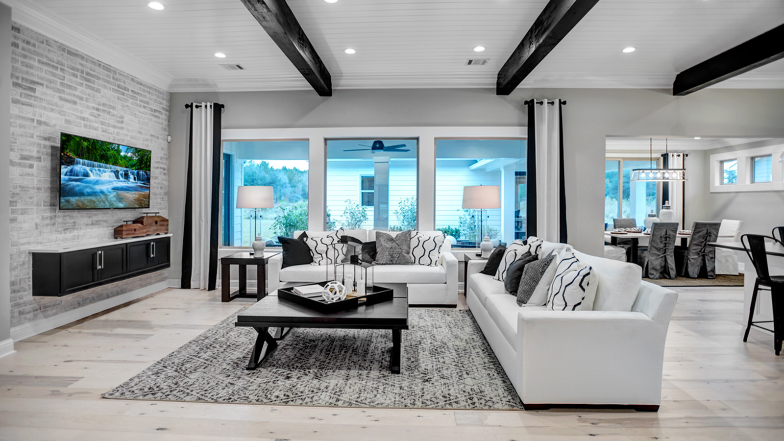 Heritage Modern Farmhouse Model Home in New Orleans, LA Schumacher