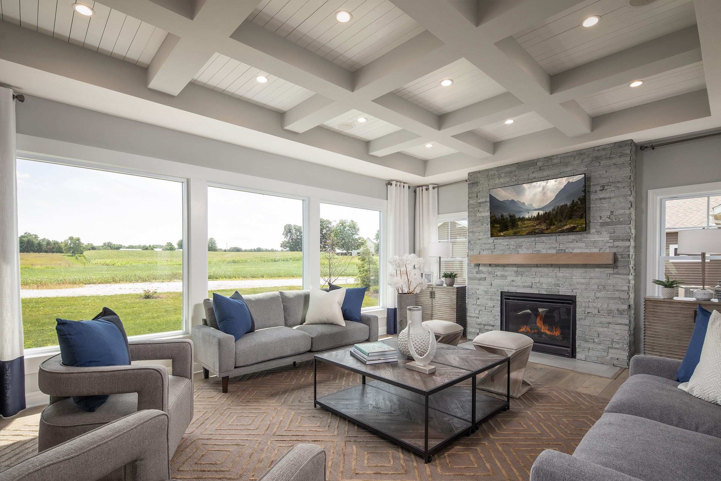 Callaway Craftsman Model Home in Ashland, Ohio Schumacher Homes