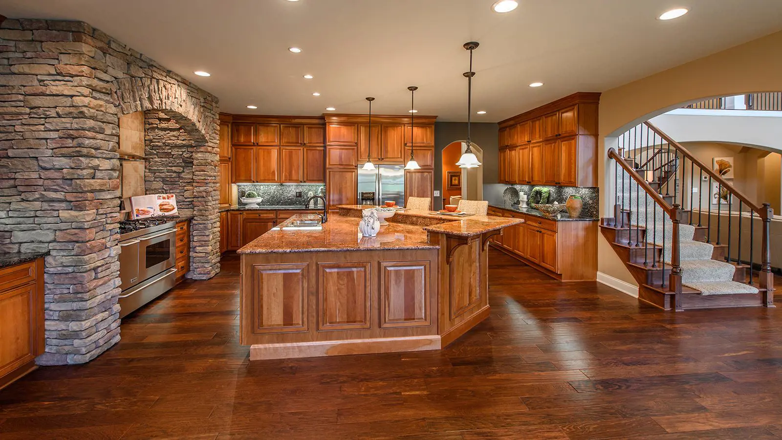 Custom Wood Kitchen