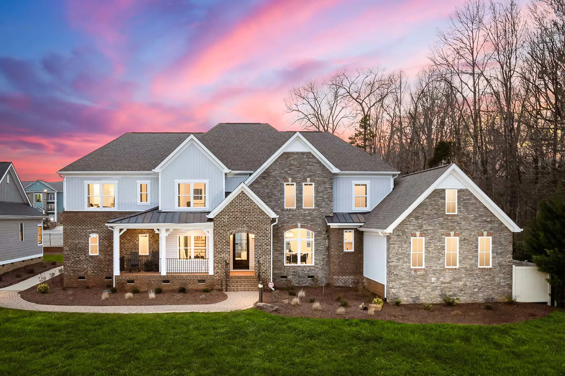 Schumacher Homes' Vinemont 2-story model home in Charlotte, NC