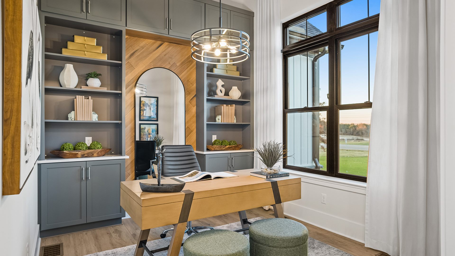 Charleston II Modern Hill Country Model Home in Ravenna, Ohio