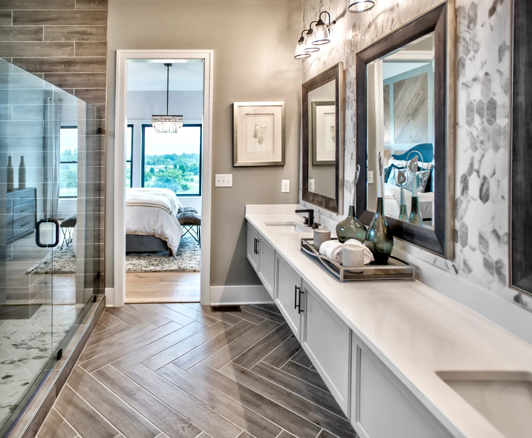 Owner's Bath - Charleston Modern Farmhouse - Louisville