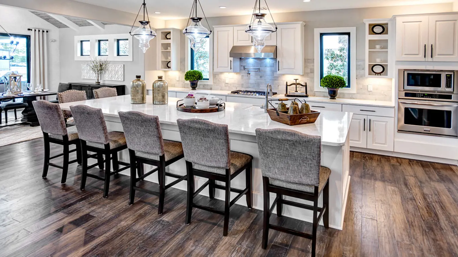 Custom White Kitchen