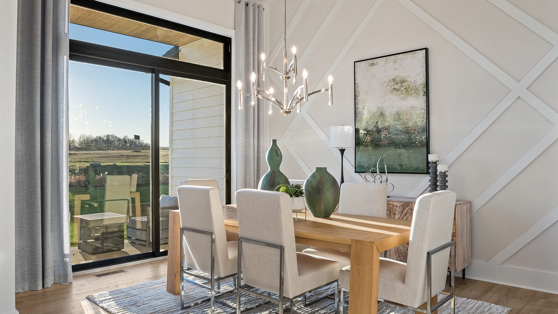 Charleston II Modern Hill Country Model Home in Ravenna, Ohio