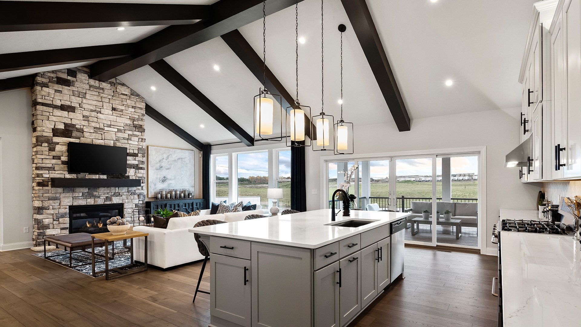 Beverly II Carolina Model Home in Belmont, OH Schumacher Homes