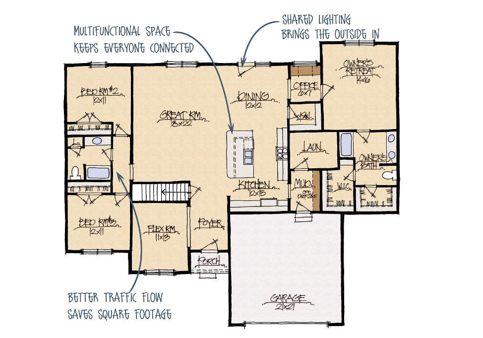 Open Floor Plan House Plans With Photos - Tutorial Pics