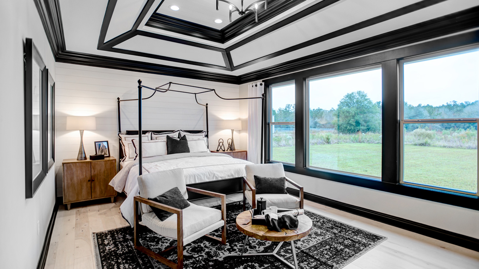 Heritage Modern Farmhouse Model Home in New Orleans, LA Schumacher