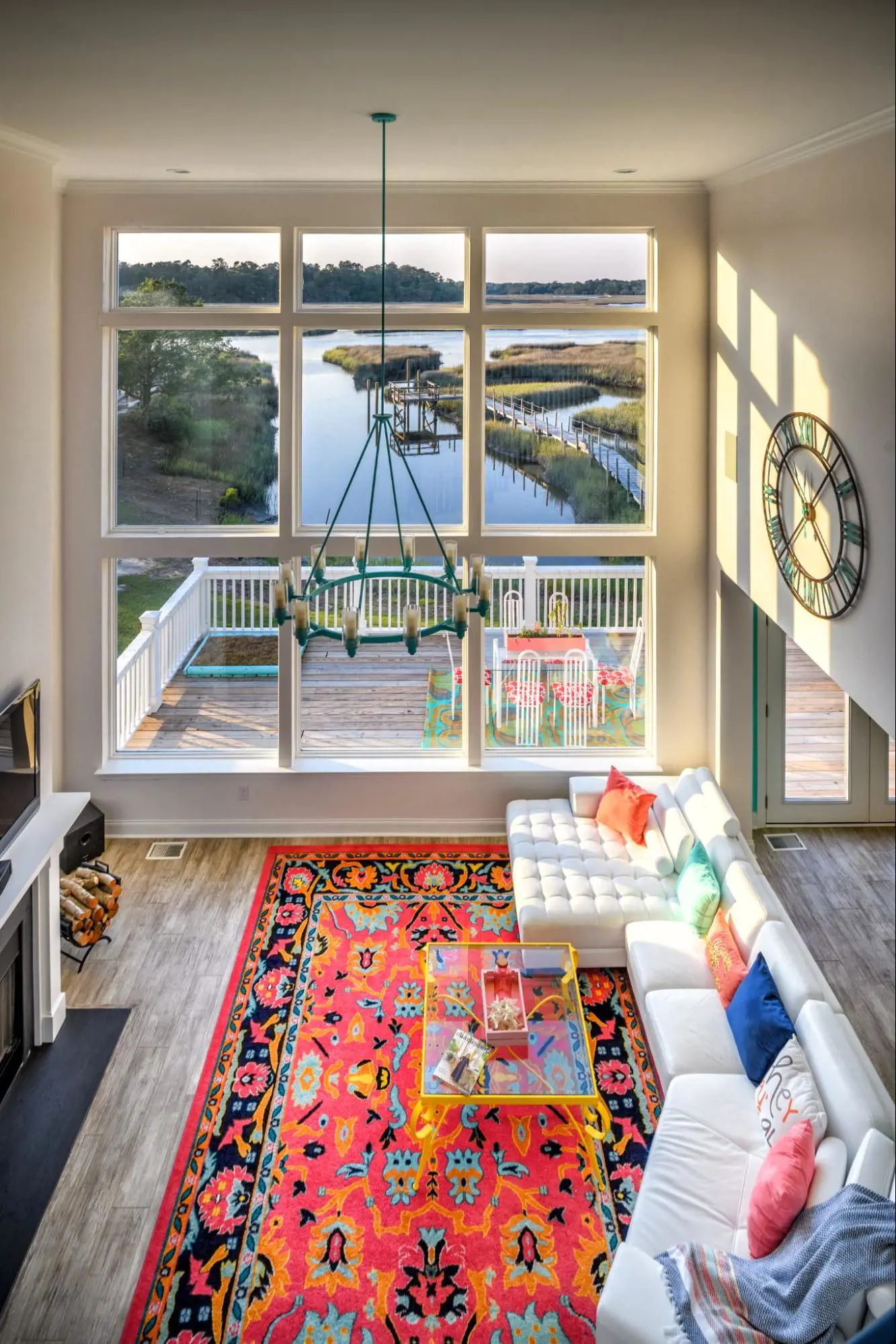 Colorful Boho Living Room